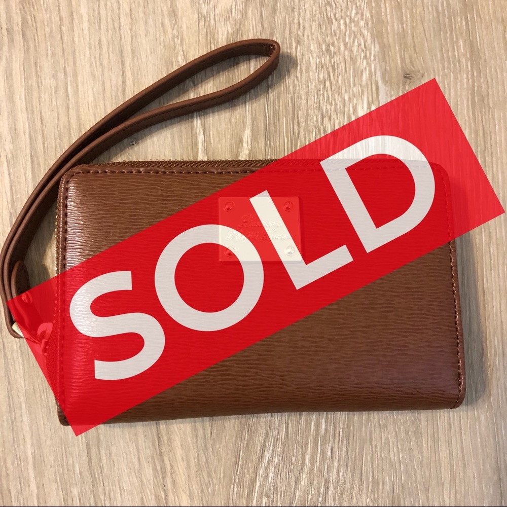 ❌SOLD❌ NWOT Ralph Lauren Leather Wristlet/Wallet